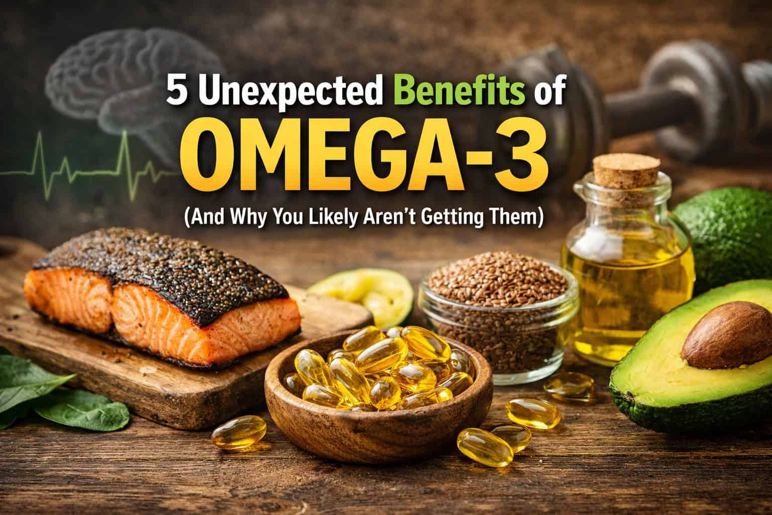 5 Unexpected health benefits for Omega 3