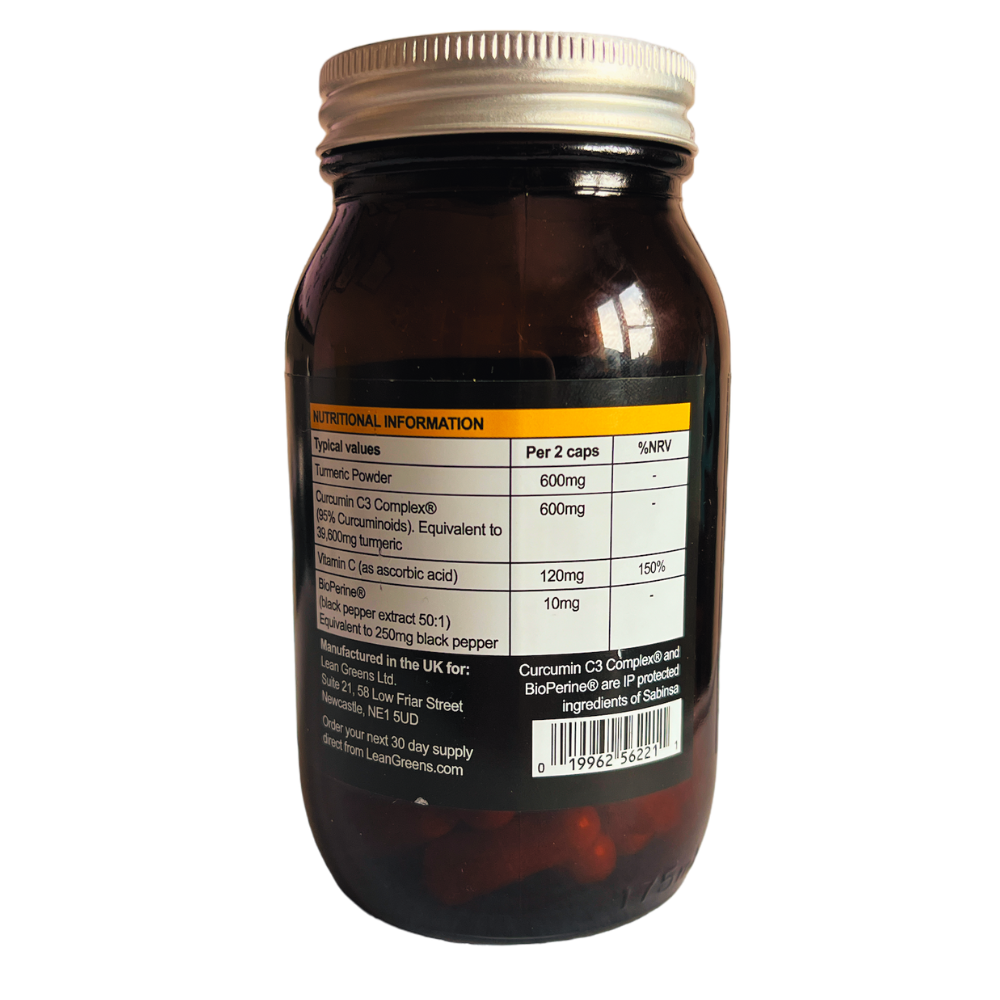 Potent Turmeric & Vitamin D3 Supplement | Lean Greens