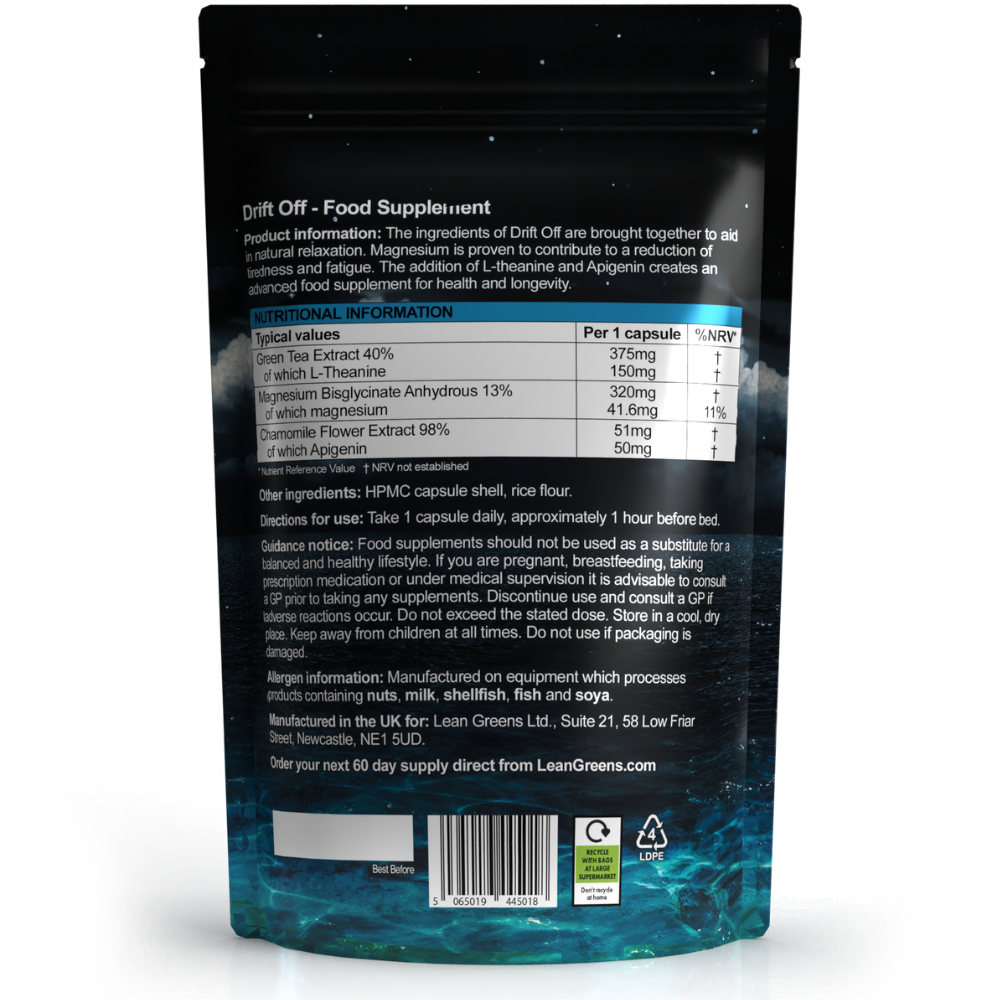 Drift Off, Uks best sleep supplement ingredients panel