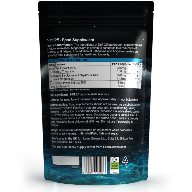 Drift Off, Uks best sleep supplement ingredients panel